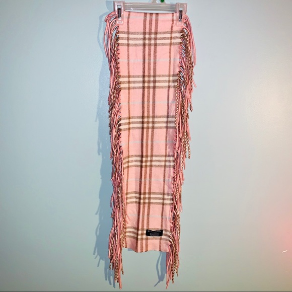 🎉HP🎉 BURBERRY “Happy” Cashmere Double Fringe Scarf - Picture 5 of 5